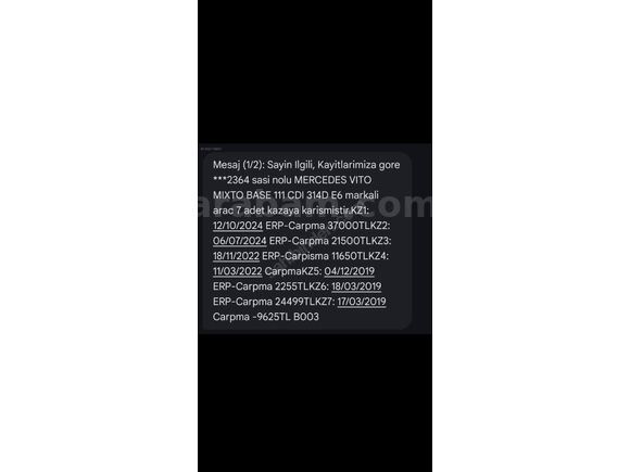 Sahibinden Mercedes - Benz Vito 111 CDI Camlıvan 2018 Model
