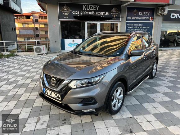 2018MDL NİSSAN GASHGAİ 1.5 DCİ SKY PACK CAM TAVAN 106BİN BOYASIZ