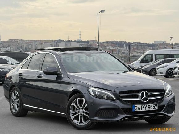 2016 MODEL MERCEDES C200 FASCİNATİON / CAM TAVAN / DEĞİŞENSİZ