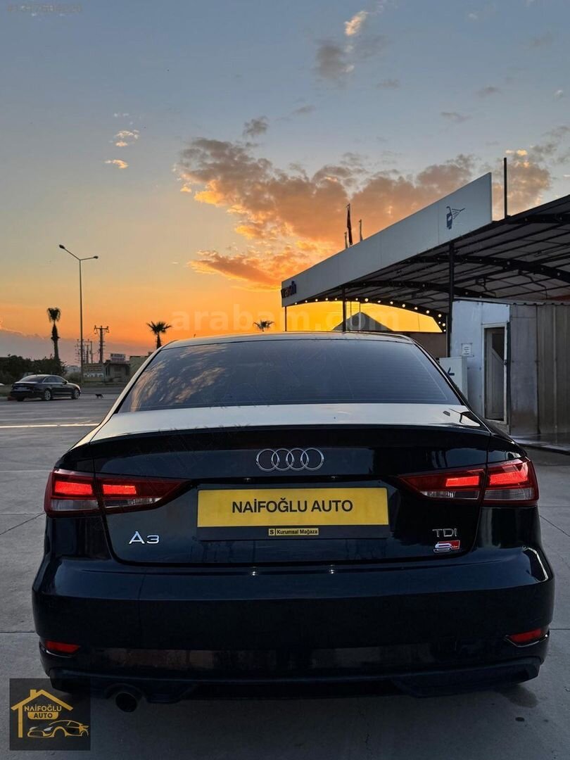 Galeriden Audi A3 Sedan 1.6 TDI Dynamic 2017 Model Mardin 204.000 km Siyah 4