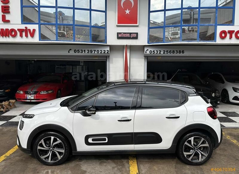 Galeriden Citroen C3 1.2 PureTech Shine 2023 Model İzmir 91.000 km Beyaz