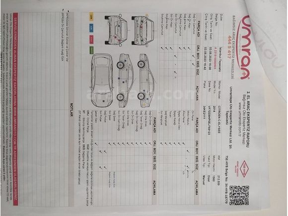 Sahibinden Citroen C-Elysée 1.6 HDi Confort 2014 Model İstanbul