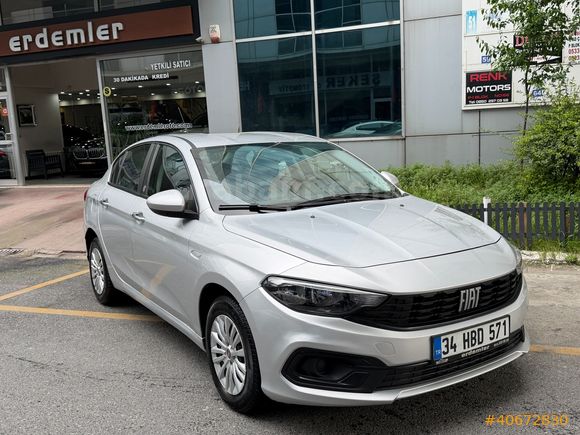 ERDEMLER'DEN 2023 EGEA 1.6 MULTİJET EASY OTOMTİK SERVİS BAKIMLI