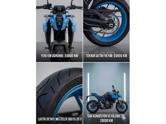 【スズキサトウ】 Sahibinden Suzuki GSX 8S 2023 Model Tekirdağ 20.500 km Mavi