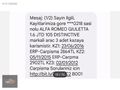 2011 ALFA ROMEO GIULIETTA 1.6 JTD DİSTİNCTİVE