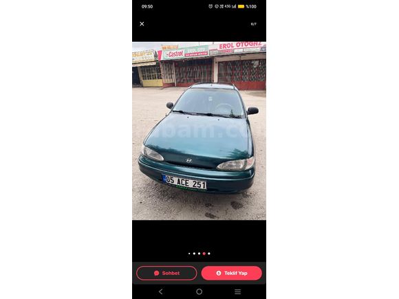 Hyundai Accent 1.5 GLS 1997 Model Çorum