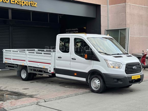 Ford Transit 350 ED Çift Kabin Çift TEKER İLK ELDEN BOYASIZ TRAMERSIZ 
