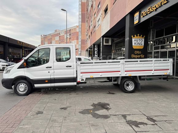Ford Transit 350 ED Çift Kabin Çift TEKER İLK ELDEN BOYASIZ TRAMERSIZ 