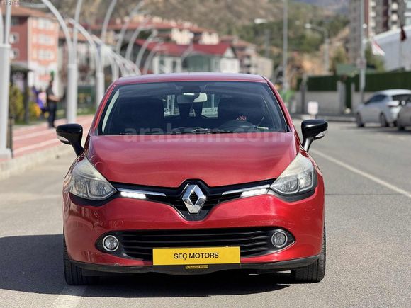 SEÇ MOTORS'TAN 2013 CLİO 1.5DCİ ICON KIRMIZI RENK BAKIMLI TEMİZ