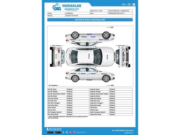 Sahibinden Skoda Octavia 1.6 TDI Optimal 2017 Model