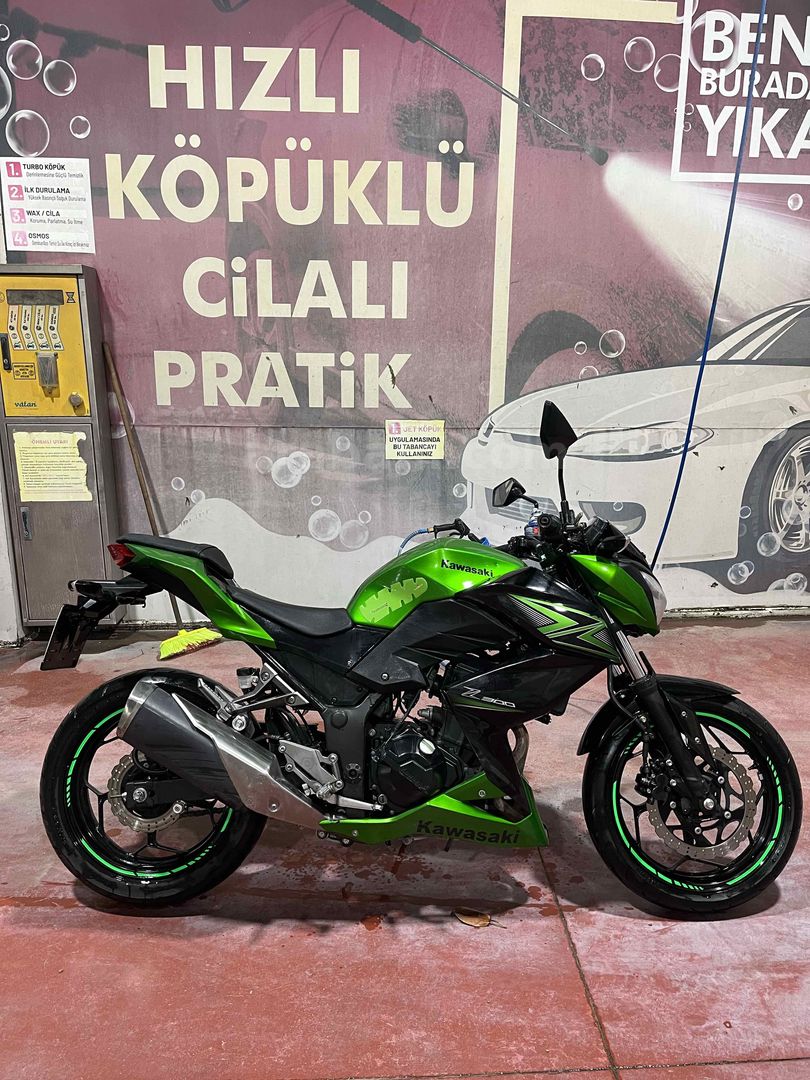 Sahibinden Kawasaki Z 300 2016 Model Bursa 30.000 km Yeşil