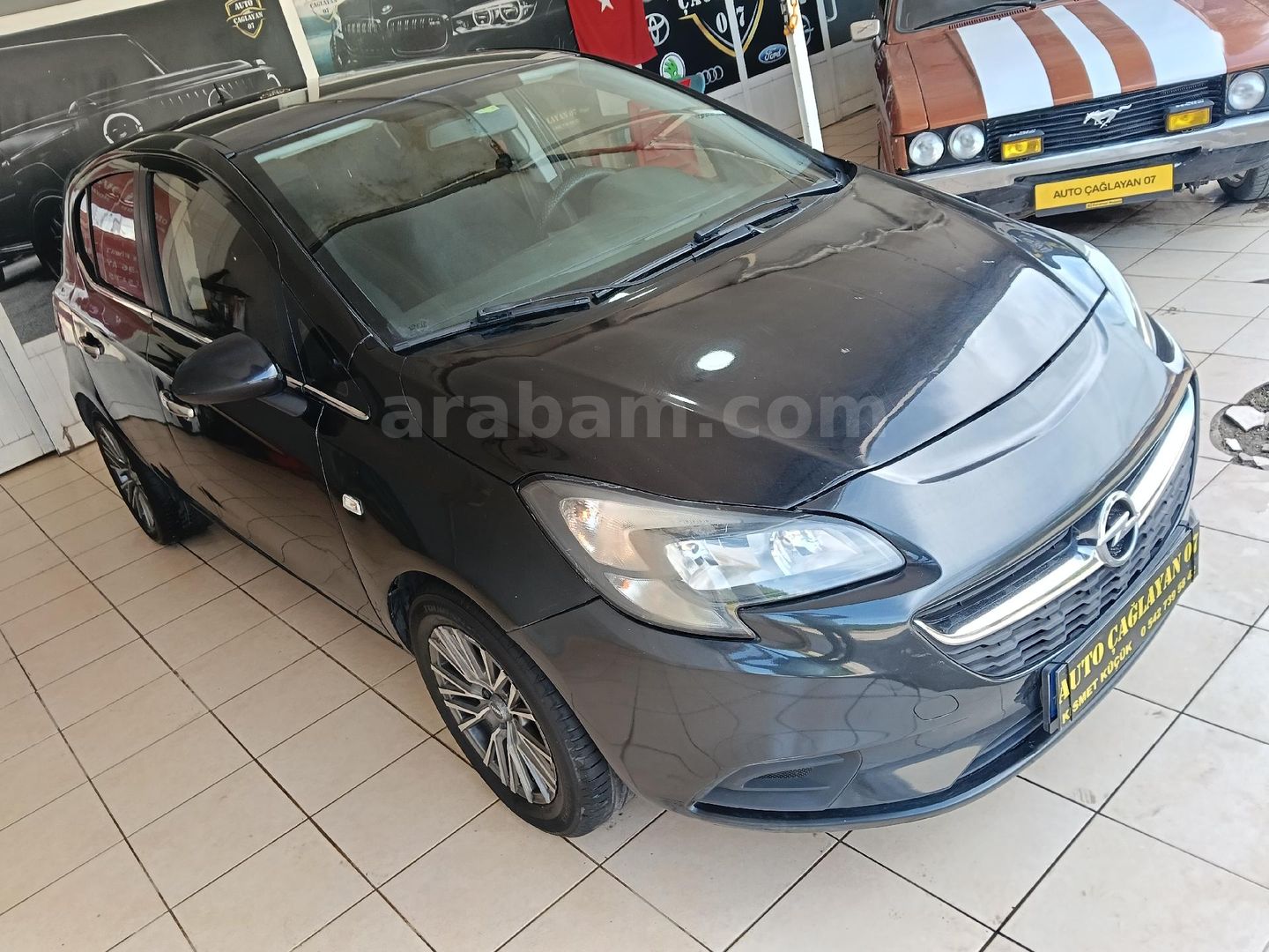 Galeriden Opel Corsa 1.4 Design 2017 Model Antalya 87.000 km Siyah