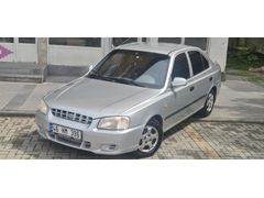 Hasar Kayıtsız Şase Direk Ok  Hyundai Accent 1.5 1.5i KLİMALİ 2002 Model Kayseri