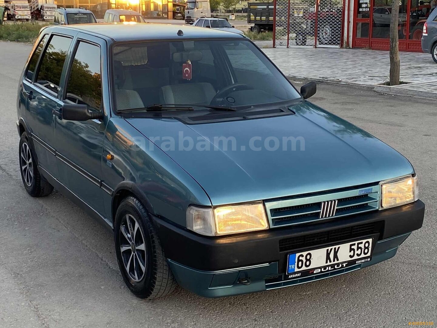 Galeriden Fiat Uno 1.4 ie SX 1996 Model Aksaray 242.000 km Turkuaz 6
