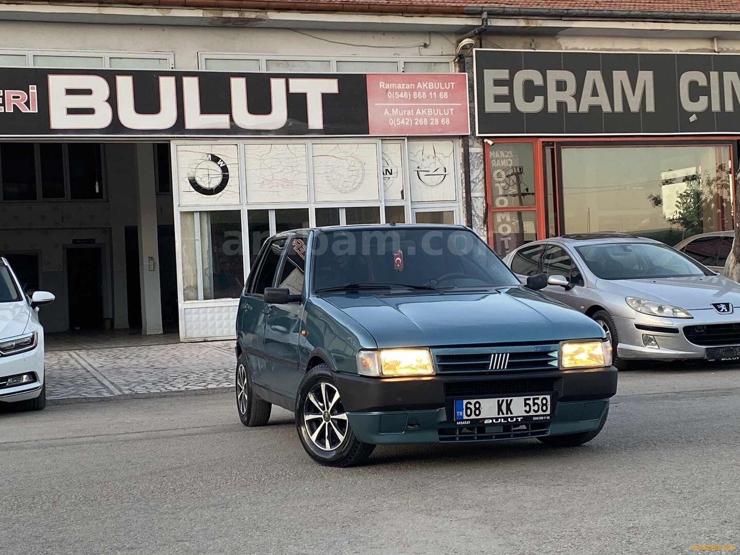 Galeriden Fiat Uno 1.4 ie SX 1996 Model Aksaray 242.000 km Turkuaz 1