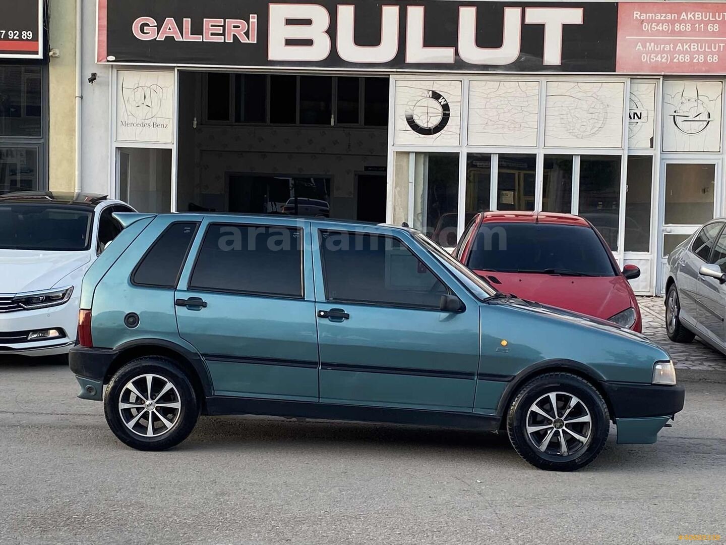 Galeriden Fiat Uno 1.4 ie SX 1996 Model Aksaray 242.000 km Turkuaz 3