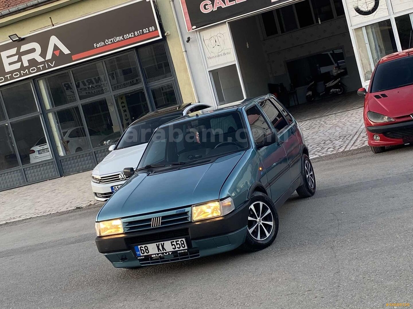 Galeriden Fiat Uno 1.4 ie SX 1996 Model Aksaray 242.000 km Turkuaz 2