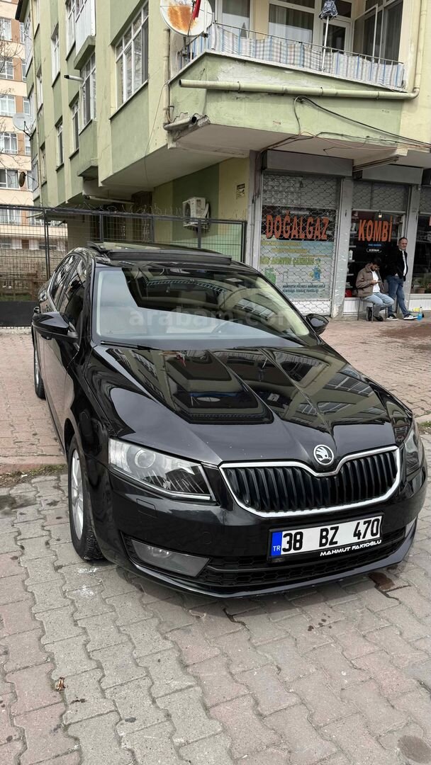 Sahibinden Skoda Octavia 1.6 TDI Elegance 2013 Model Kayseri 388.000 km Siyah 1