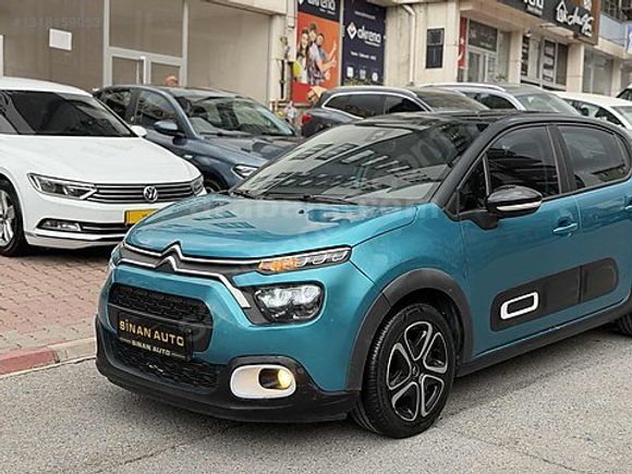 2021 C3 1.2 PureTech FEEL BOLD EAT6 110HP ÇİFT RENK 77.000'KM