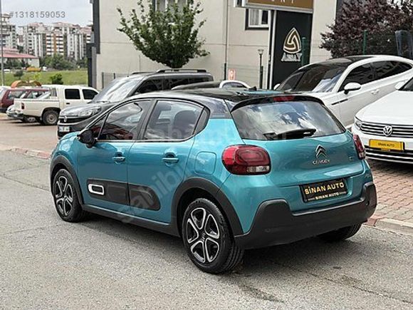 2021 C3 1.2 PureTech FEEL BOLD EAT6 110HP ÇİFT RENK 77.000'KM