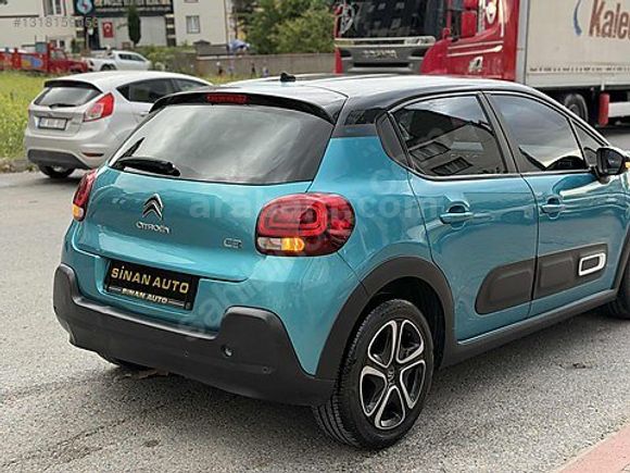2021 C3 1.2 PureTech FEEL BOLD EAT6 110HP ÇİFT RENK 77.000'KM