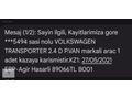 TRANSPORTER 2.5 TDI 9+1 OTOMOBİL RUHSATLI