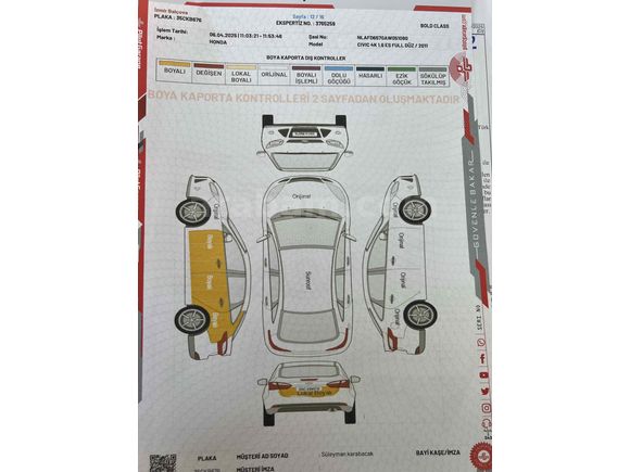 Sahibinden Honda Civic 1.6i VTEC Elegance 2011 Model 
