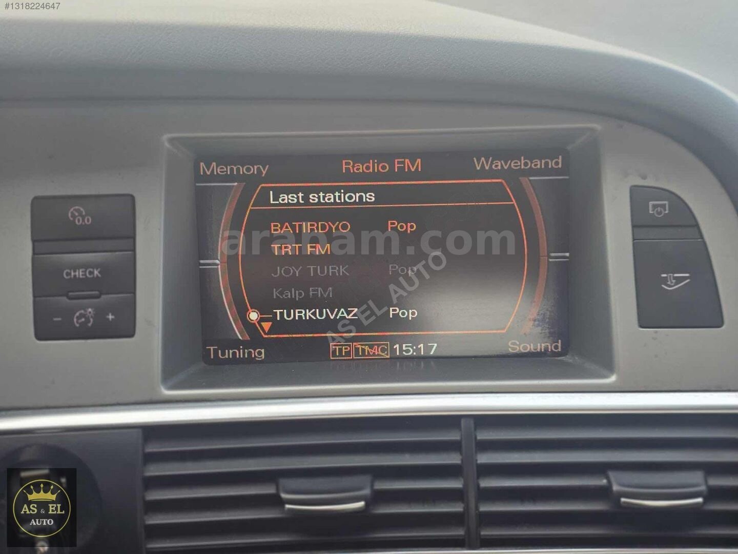 Galeriden Audi A6 Sedan 3.2 FSI Quattro 2007 Model İzmir 330.000 km Füme 7