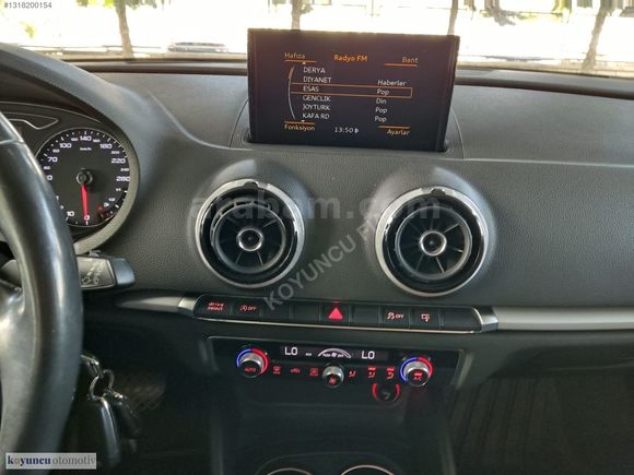 (Koyuncu Fiat) 2015 AUDİ A3 SPORTBACK 1.6TDI AMBİTİON S-TRONİC