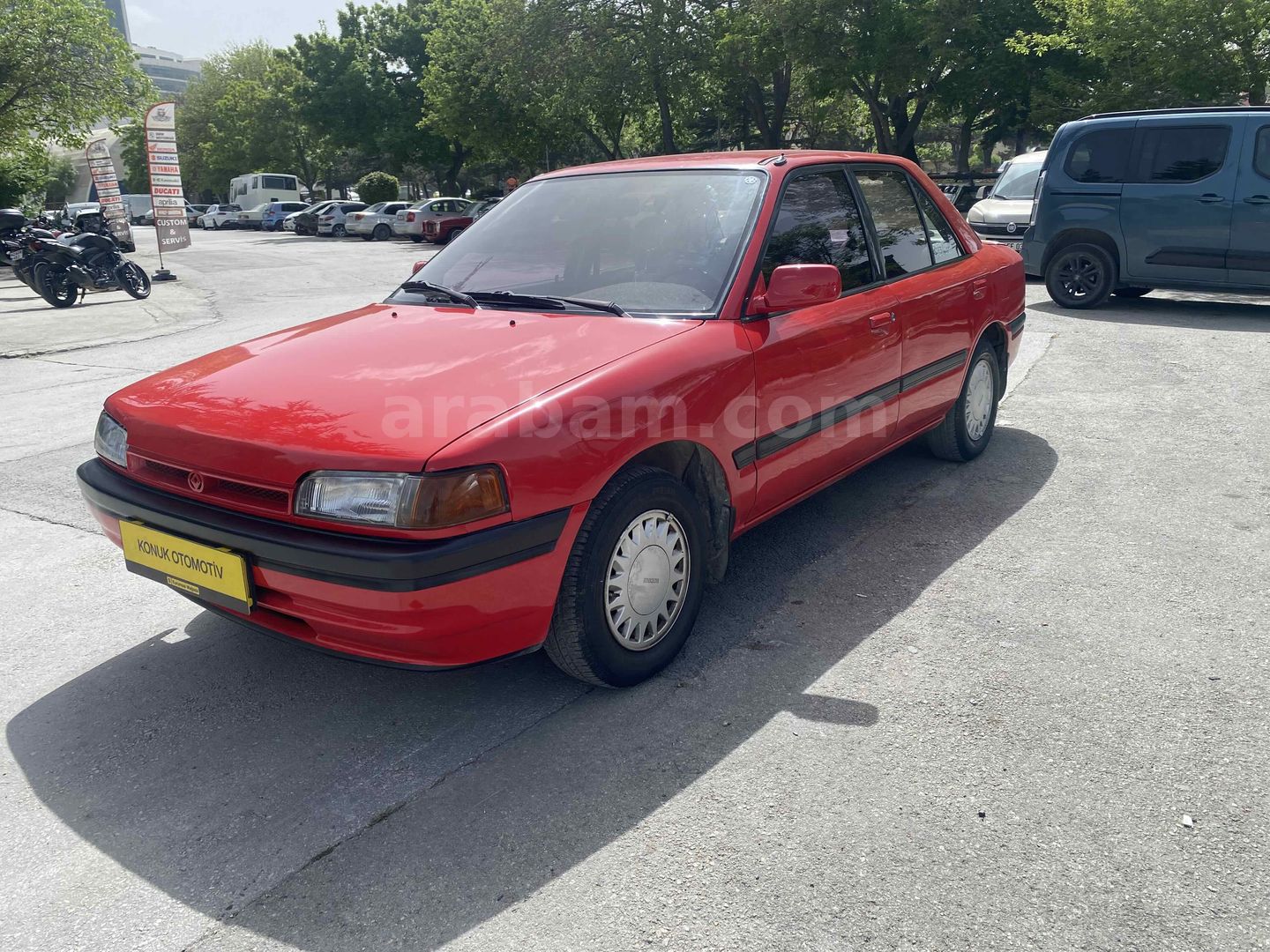 Galeriden Mazda 323 1.6 GLX 1992 Model Konya 420.000 km Kırmızı