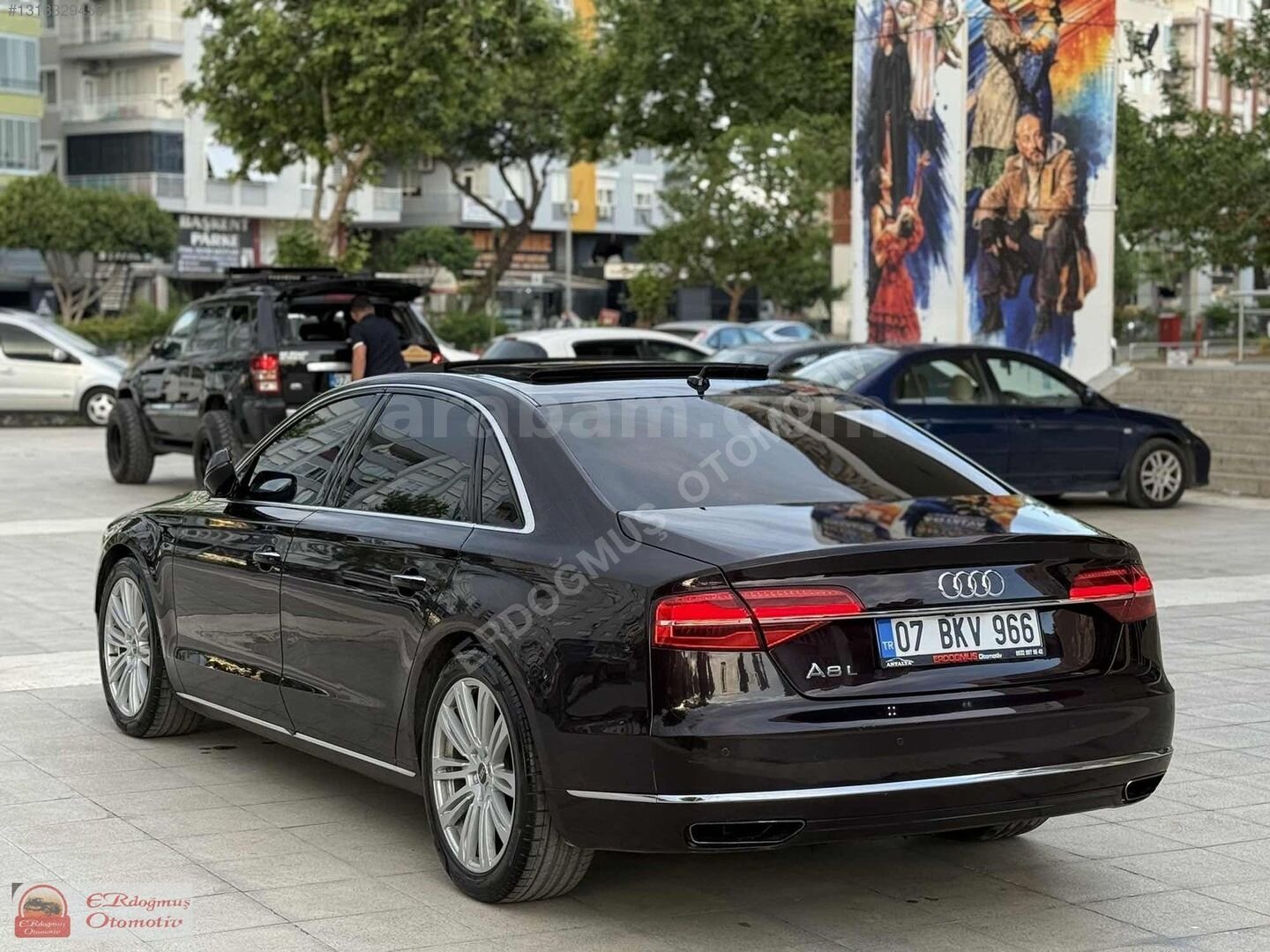 Galeriden Audi A8 3.0 TDI Quattro Long 2014 Model Antalya 390.000 km Kırmızı 6