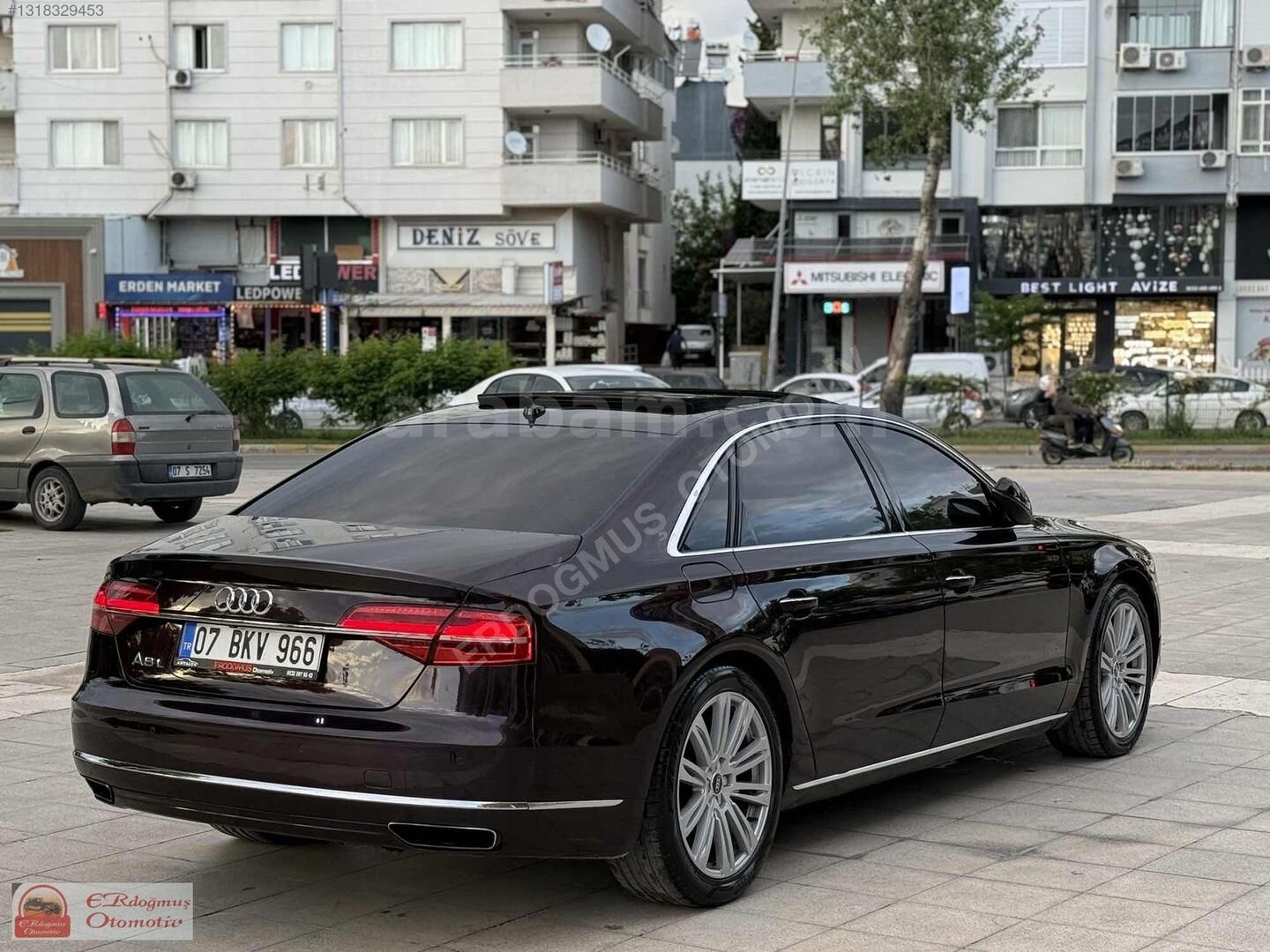 Galeriden Audi A8 3.0 TDI Quattro Long 2014 Model Antalya 390.000 km Kırmızı 4