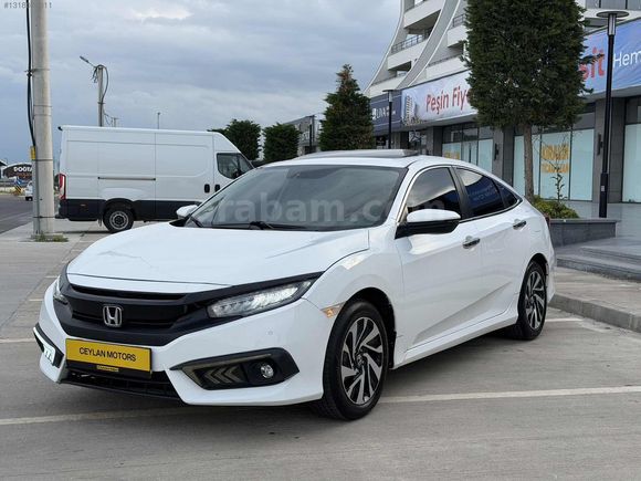 CEYLAN MOTORS'TAN 2017 HONDA CİVİC 1.6 ECO EXECUTİVE 124.000 KM