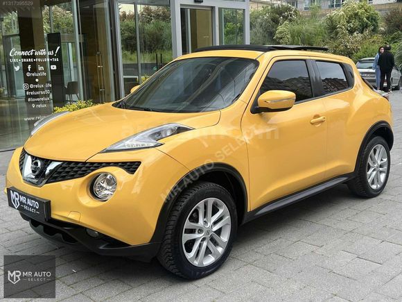 MR AUTO'DAN 2015 NİSSAN JUKE 1.6 SKYPACK CAM TAVAN OTOMATİK