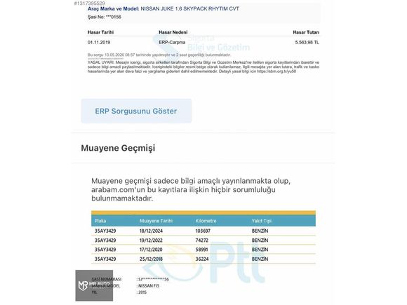 MR AUTO'DAN 2015 NİSSAN JUKE 1.6 SKYPACK CAM TAVAN OTOMATİK