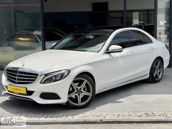 C 200 d 2015 BOYASIZ DERİ CAM TAVAN ISITMA İMZALI SERİ 132000 KM