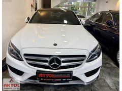 MERCEDES C200D+AMG+CAM TAVANLI+TOCHPAD+ANALOG+ KOLTUK BAŞLIĞI TV