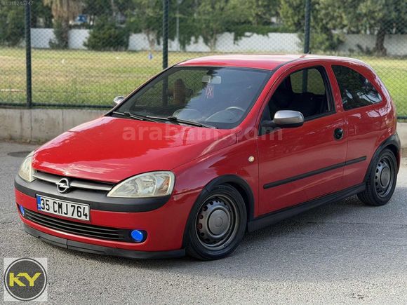 2003 - KIRMIZI - EXTRALI - OPEL CORSA 1.7 DTI