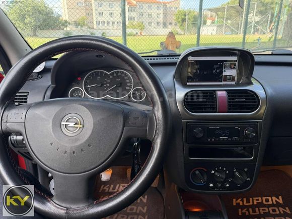 2003 - KIRMIZI - EXTRALI - OPEL CORSA 1.7 DTI