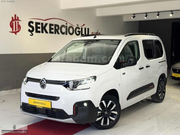 ŞEKERCİOĞLU AUTO"DAN 2025 BERLİNGO 180KM CAMTAVN FUL