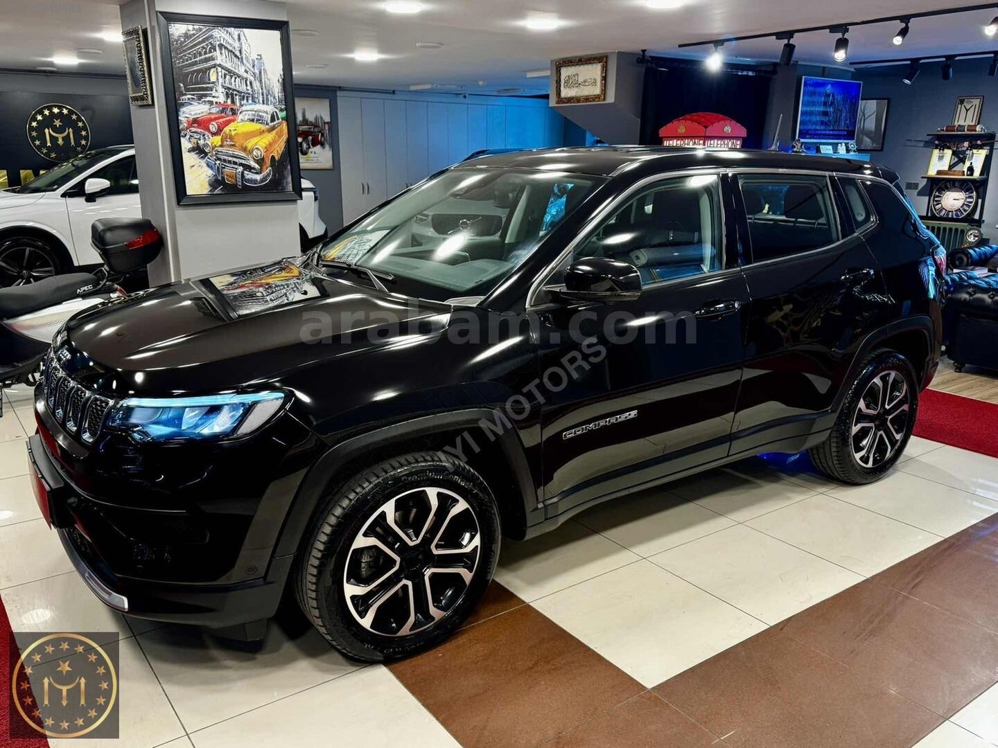 Galeriden Jeep Compass 1.5 Hybrid Limited 2024 Model İstanbul 35.000 km Siyah 2