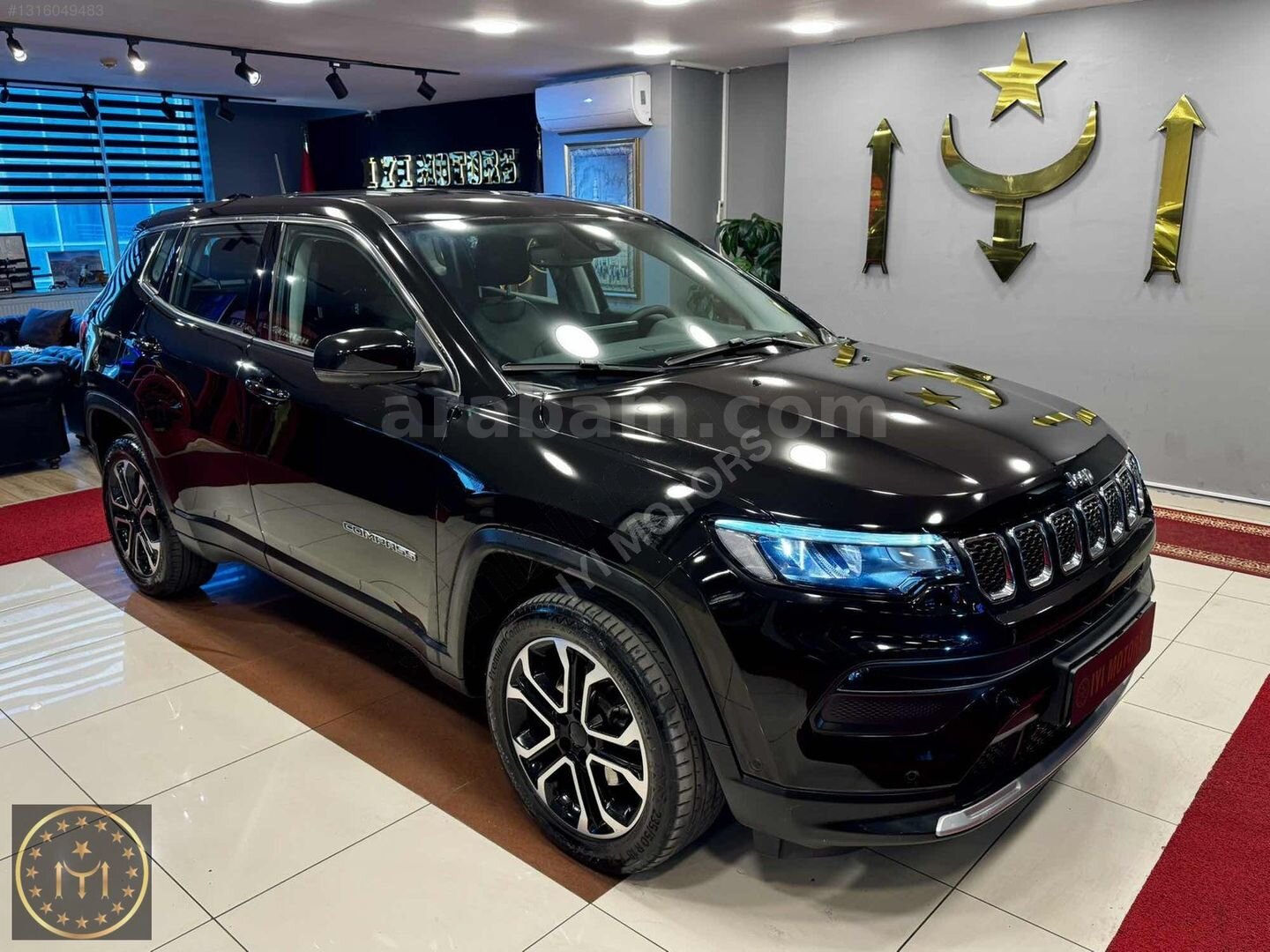 Galeriden Jeep Compass 1.5 Hybrid Limited 2024 Model İstanbul 35.000 km Siyah 1