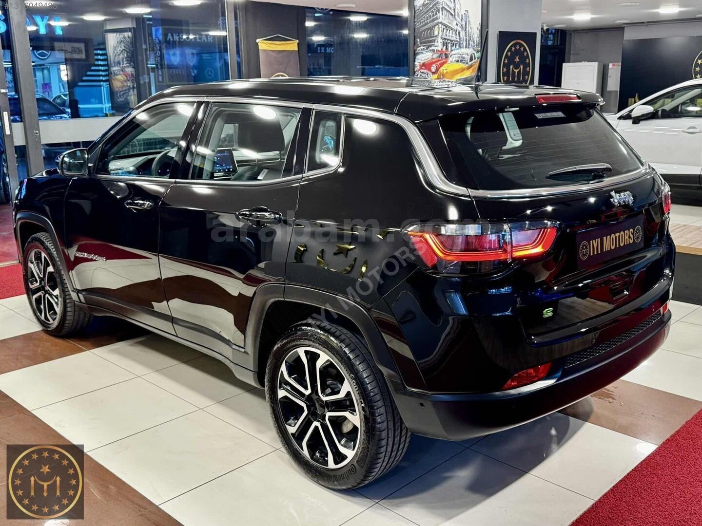 Galeriden Jeep Compass 1.5 Hybrid Limited 2024 Model İstanbul 35.000 km Siyah 5