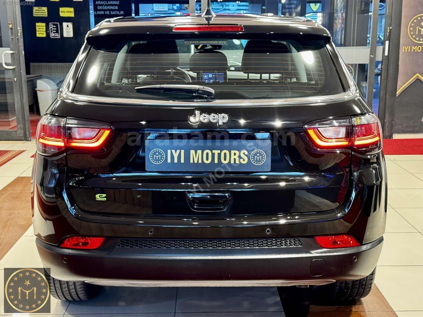 Galeriden Jeep Compass 1.5 Hybrid Limited 2024 Model İstanbul 35.000 km Siyah 4