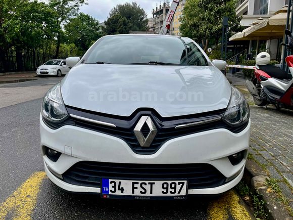 İLK SAHİBİNDEN YETKİLİ SERVİS BAKIMLI 2018 RENAULT CLİO 1.2 TCe OTOMATİK ÖZEL SEDEF BEYAZ