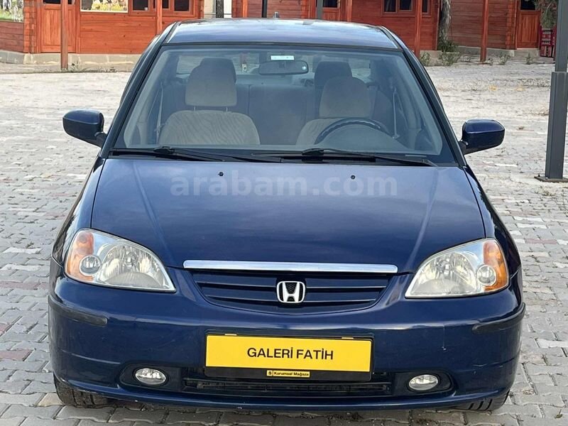 Galeriden Honda Civic 1.6i VTEC LS 2003 Model Kütahya 240.000 km Mavi