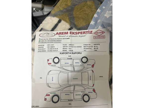 TEK DEĞİŞENLİ ÖZEL PLAKALI EDA