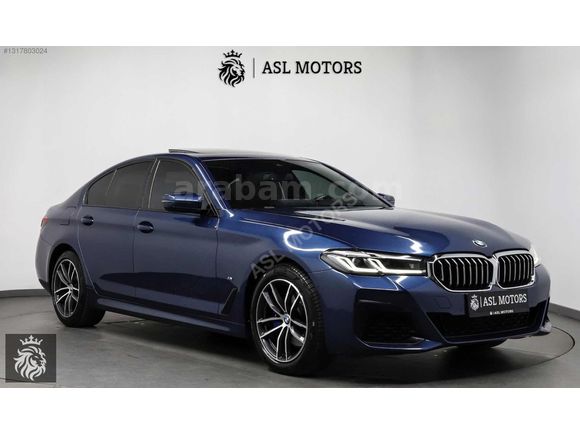 ASL MOTORS |2021 BMW 5.20İ M-SPORT HARMAN/VAKUM/HAYALET/M KOLTUK