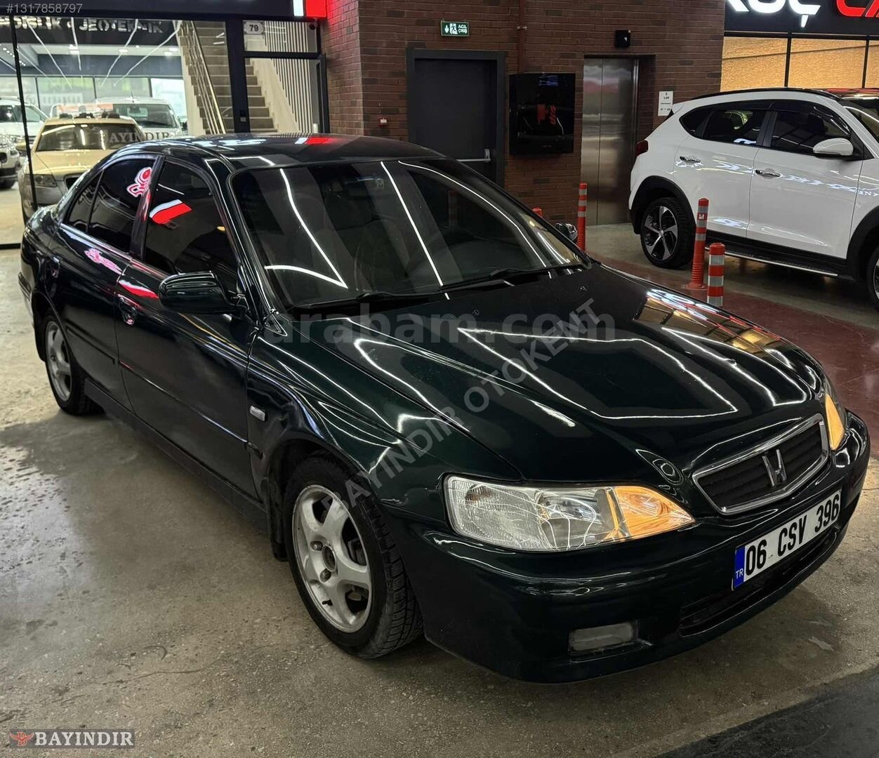 Galeriden Honda Accord 1.8 LS 2000 Model Ankara 339.000 km Yeşil 1