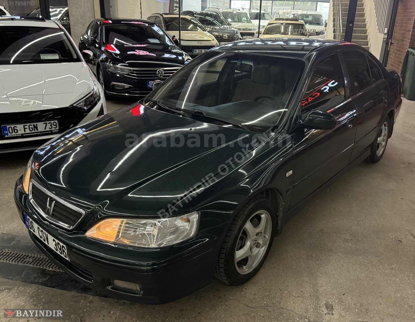 Galeriden Honda Accord 1.8 LS 2000 Model Ankara 339.000 km Yeşil 5